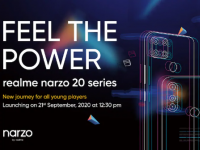Realme Narzo 20系列发布会将在YouTube上直播