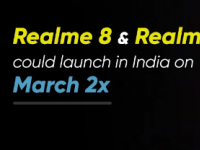 Realme 8和Realme 8 Pro India的发布日期已泄露