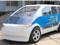乌克兰制造了第一辆电动汽车的模型