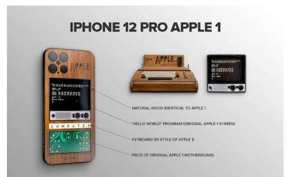 iPhone12ProApple1定制版曝光,复古70年代只有9台
