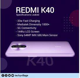 红米k40pro手机什么时候上市_RedmiK40pro发布时间