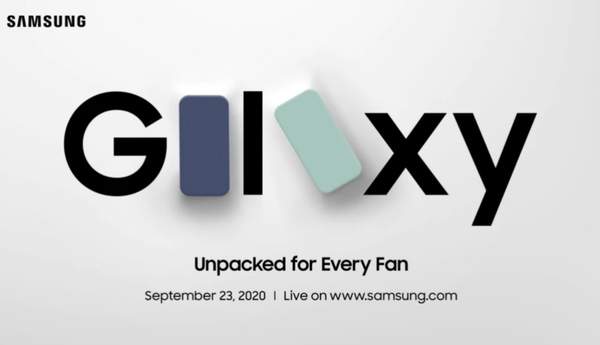 三星Galaxy S20 Fan Edition官宣:9月23号发布