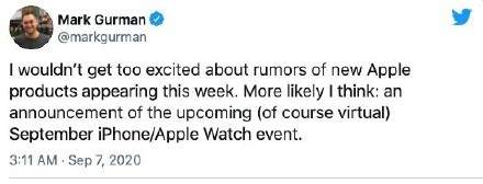 iPhone12发布日期9月16日?iPhone12或将推迟至10月发布