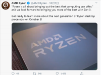 互联网看点：AMD Ryzen 5000系列确定:将于10月9日凌晨0点发布