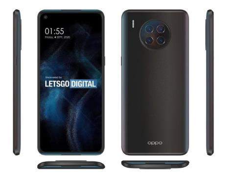 OPPO手机最新外观设计专利曝光:对称式双扬声器亮眼