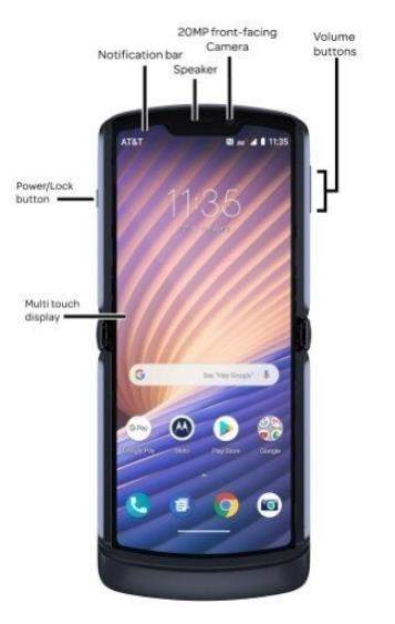 摩托罗拉Razr 5G手机最新曝光:改用背部指纹识别,位于Logo处