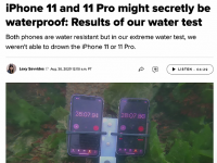 互联网看点：iphone11防水到什么程度:浸泡8个月后仍可正常运行!