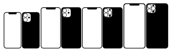 苹果iPhone12全系列设计图曝光:刘海面积没有缩小