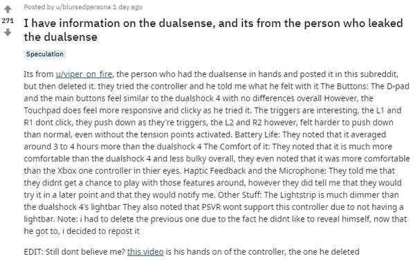 PS5手柄DualSense玩家评测:手感,续航远超DS4