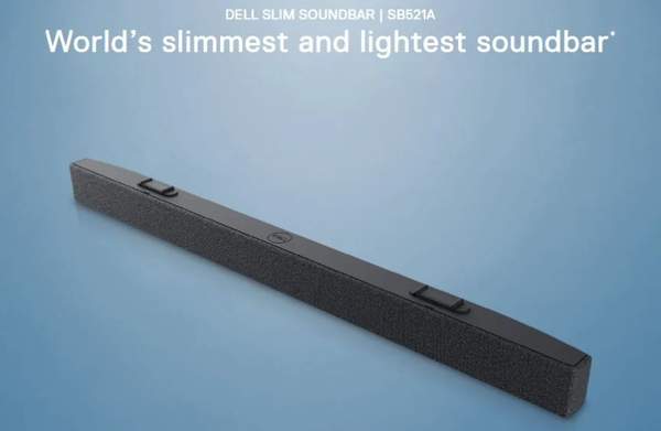 戴尔Soundbar条状音箱发布,号称全球最轻最薄!