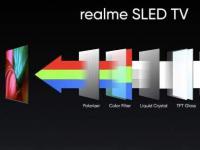互联网看点：realme发布新的智能电视全球首款SLED4K智能电视亮相