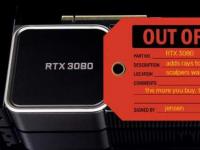互联网看点：RTX3080显卡刚上架就秒空!还有一次机会抢到!
