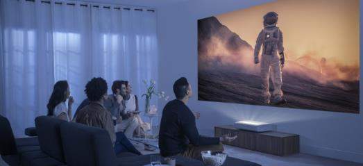 三星Premiere官宣:超短焦4K激光投影仪,可投130英寸大屏幕