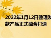 2022年1月12日整理发布：企业微信 腾讯文档 腾讯会议三款产品正式融合打通