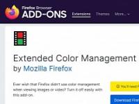 Mozilla 宣布为 Firefox 提供色彩管理扩展