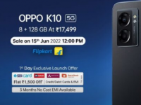 OPPO K10 5G智能手机推出售价为17499卢比