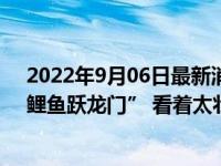 2022年9月06日最新消息速报 昨日陕西西安一湖内惊现“鲤鱼跃龙门” 看着太壮观了