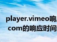 player.vimeo响应时间过长（player vimeo com的响应时间过长）
