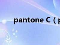 pantone C（pantone c和u的区别）
