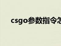 csgo参数指令怎么开（csgo参数指令）