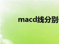 macd线分别代表什么（macd线）