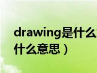 drawing是什么意思中文翻译（drawing是什么意思）