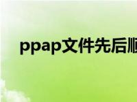 ppap文件先后顺序（PPAP文件是什么）