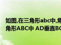 如图,在三角形abc中,角bac=90度,ad垂直于bc（如图 在三角形ABC中 AD垂直BC于D CE垂直AB于E）